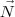 \vec{N}\,