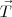\vec{T}\,