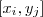 [x_i,y_j]