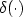 \delta(\cdot)