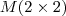 M(2\times 2)